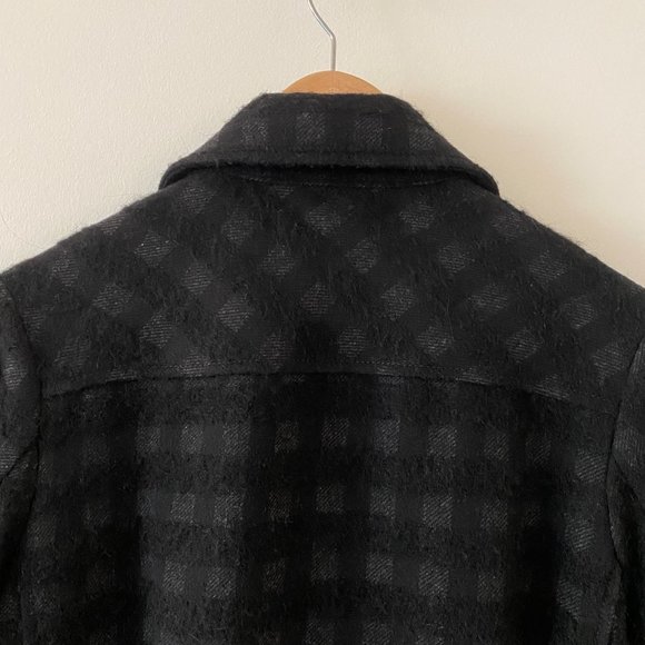HOPE Stockholm Wool Blend French Check Jacket Coat - Picture 10 of 11